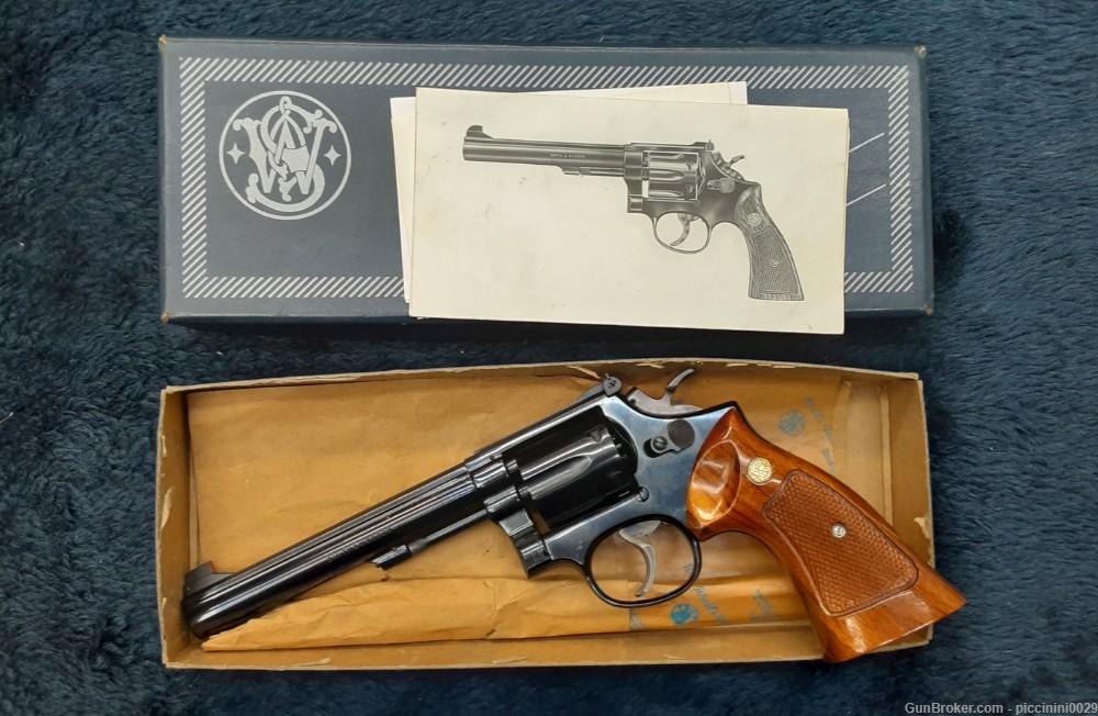 Smith and Wesson Model 14-3 K38 Masterpiece pinned barrel-img-0