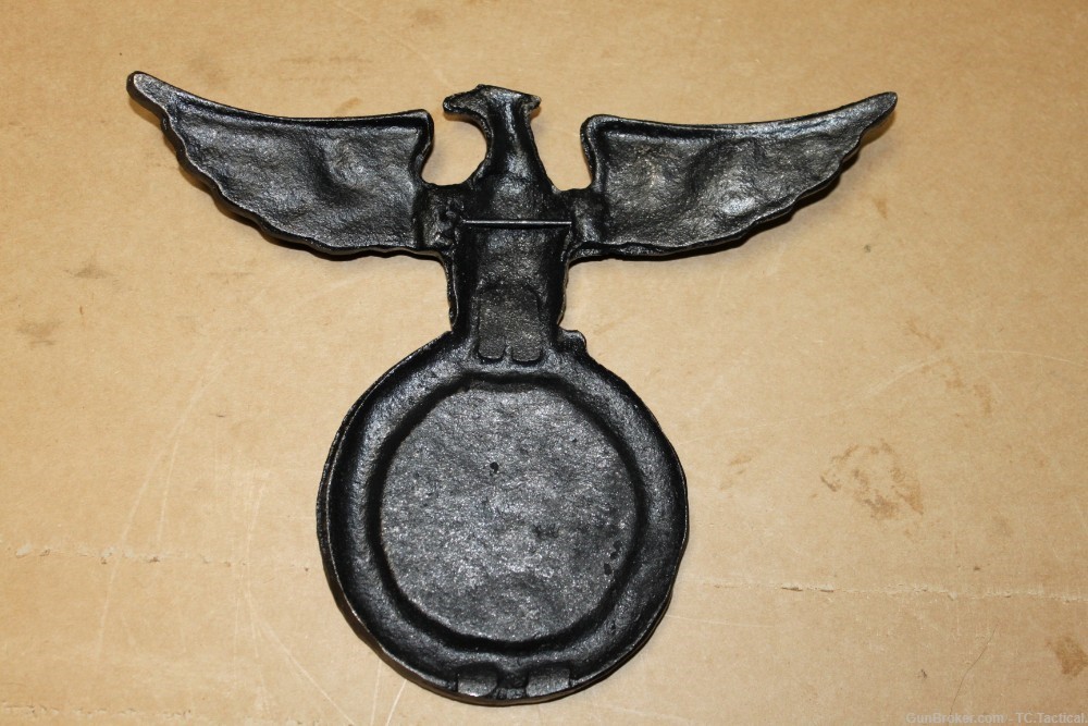 German Eagle Wall Plaque Cast Iron-img-1