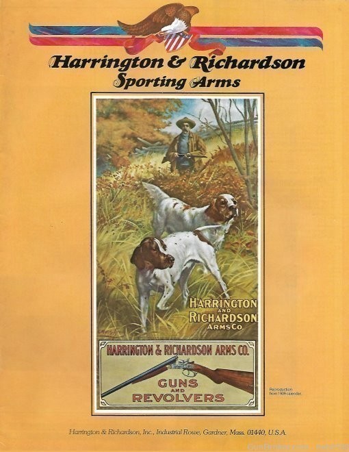 1970's ? Harrington & Richardson Sporting Arms Catalog / Flyer-img-0