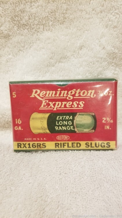 Vintage Remington 16  gauge rifle slugs.-img-0