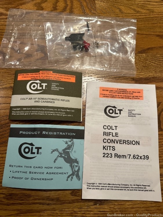 Colt AR-15 upper conversion instructions and small parts kit-img-0