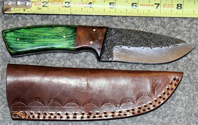 CUSTOM HANDMADE HUNTING KNIFE CARBON STEEL MS1020-img-0