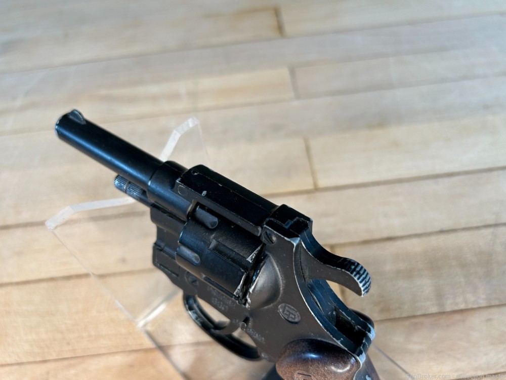 Italian Made Precise Model 880 .22 Blank Firing Starter Pistol Snub Nose -img-8