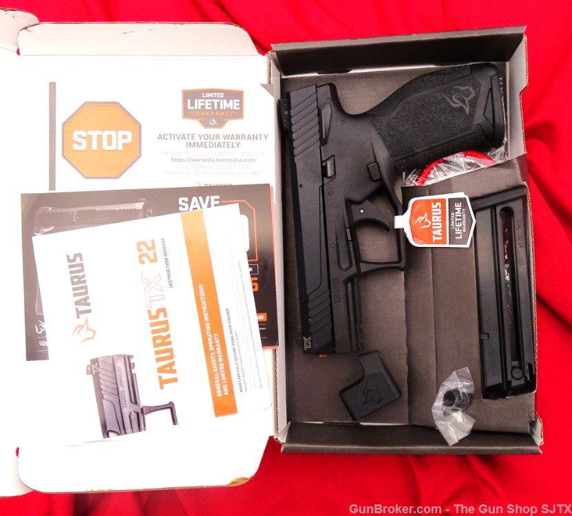 Taurus TX22 22lr Manual Safety Black Pistol FREE S/H-img-6