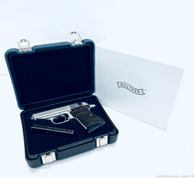 Walther PPK/s .380 Stainless Semi-Auto Pistol W/2 Magazines-img-0
