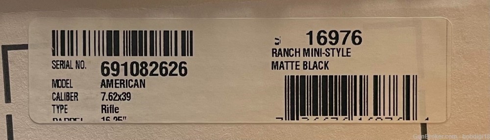 Ruger American Ranch 7.62x39 16" THREADED 16976 5rd NO CC FEES-img-3