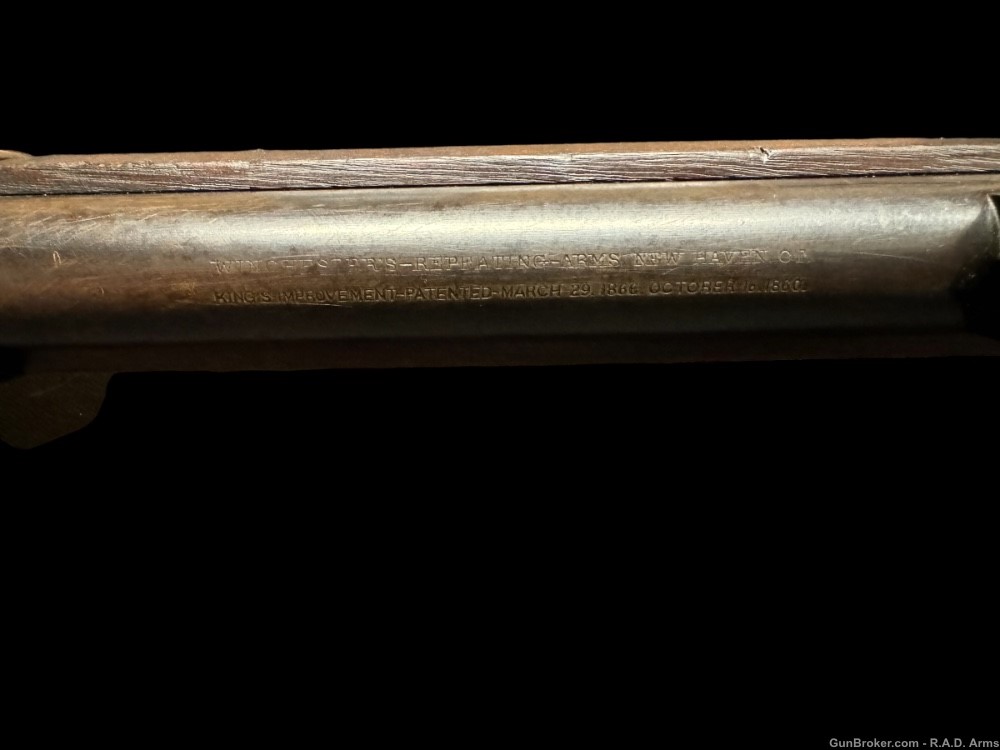 OUTSTANDING Winchester 1873 MUSKET 44 Cal Government Contract Rifle Antique-img-60