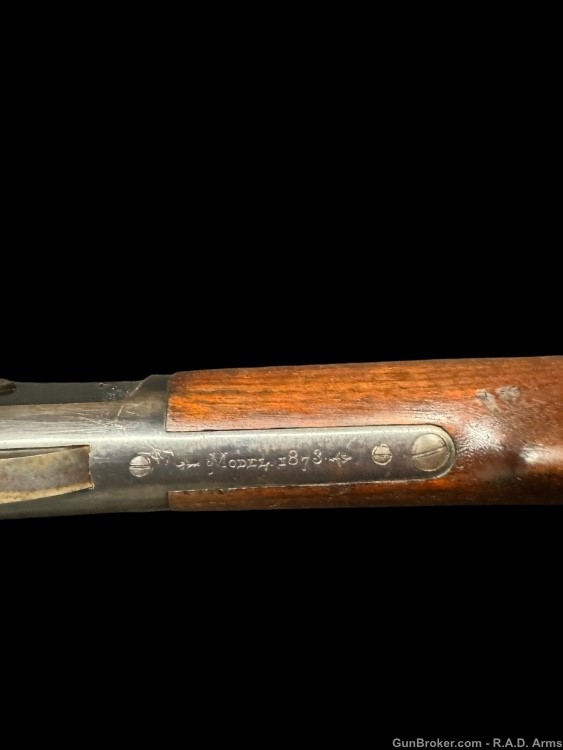 OUTSTANDING Winchester 1873 MUSKET 44 Cal Government Contract Rifle Antique-img-15
