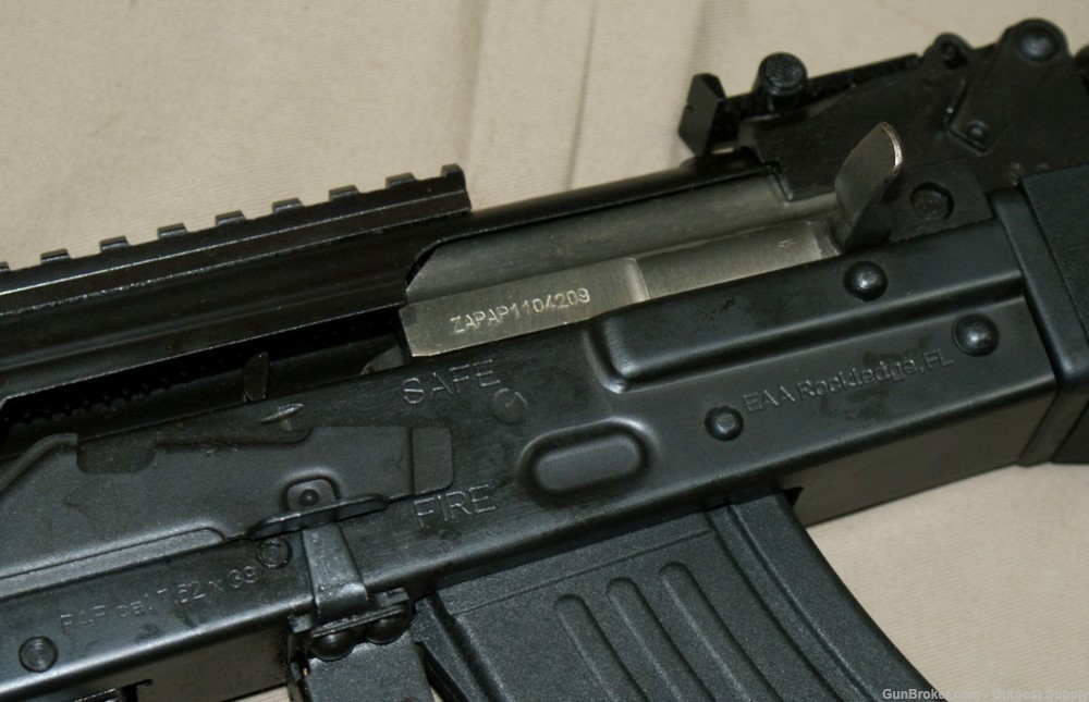 Zastava ZAPAP Rifle 7.62x39 Thumbhole Stock Single Stack AK47 Used-img-12