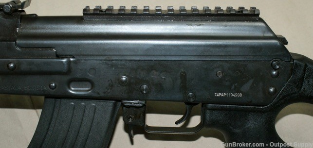 Zastava ZAPAP Rifle 7.62x39 Thumbhole Stock Single Stack AK47 Used-img-4