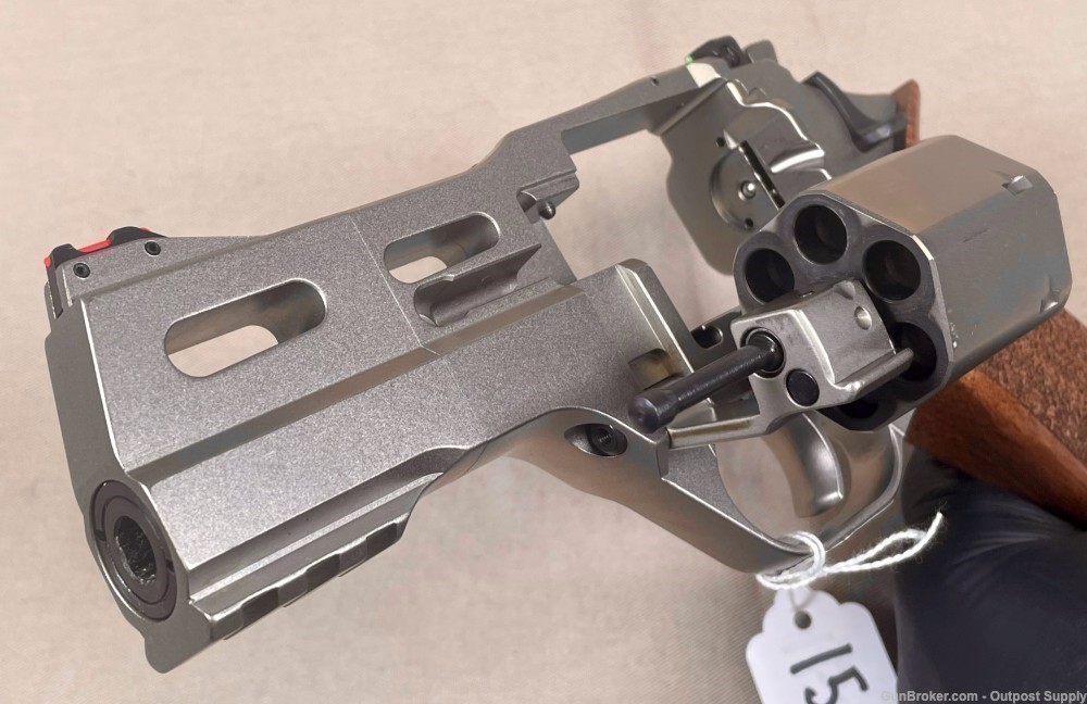 Chiappa Rhino 40DS Nickel .357 Magnum SAO 4" Revolver-img-11