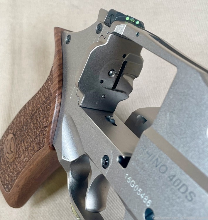 Chiappa Rhino 40DS Nickel .357 Magnum SAO 4" Revolver-img-10