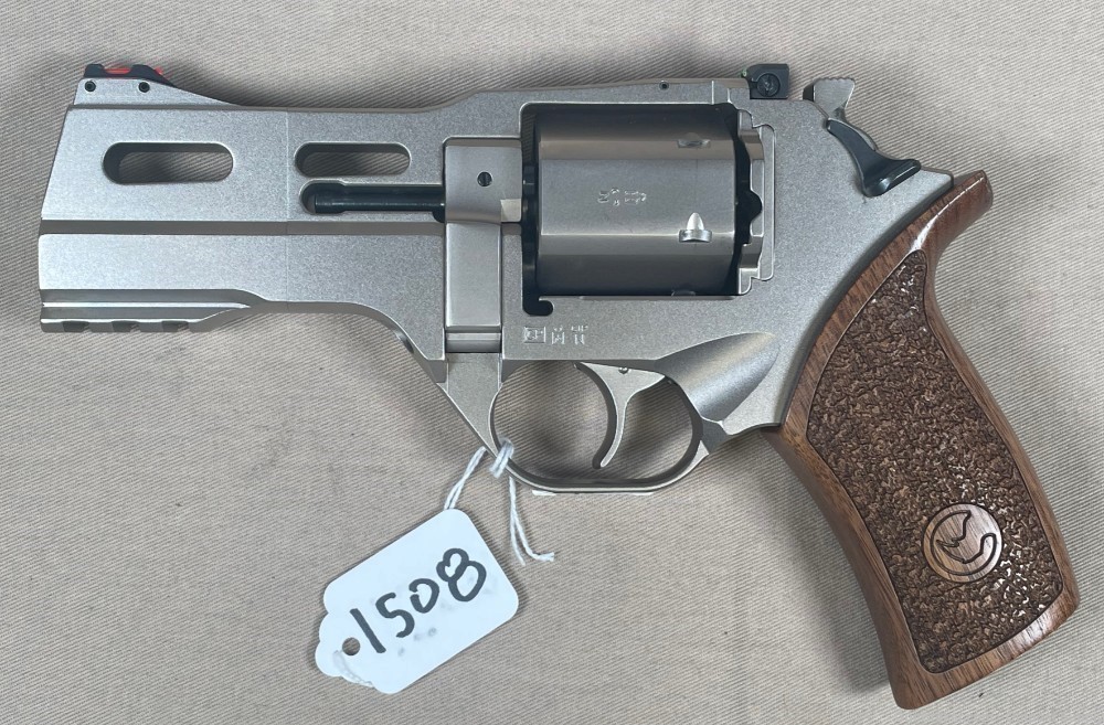 Chiappa Rhino 40DS Nickel .357 Magnum SAO 4" Revolver-img-1