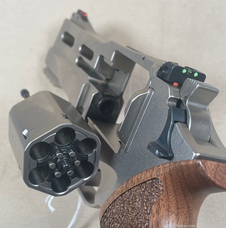 Chiappa Rhino 40DS Nickel .357 Magnum SAO 4" Revolver-img-9