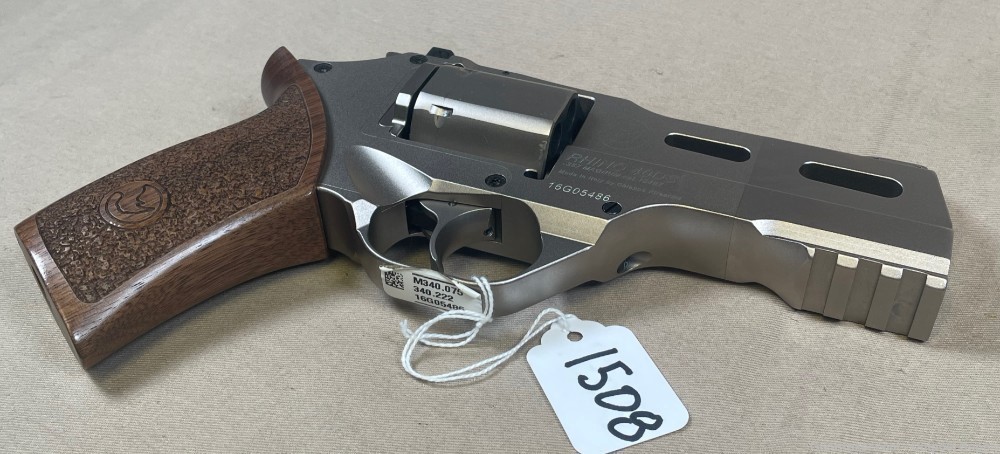 Chiappa Rhino 40DS Nickel .357 Magnum SAO 4" Revolver-img-5