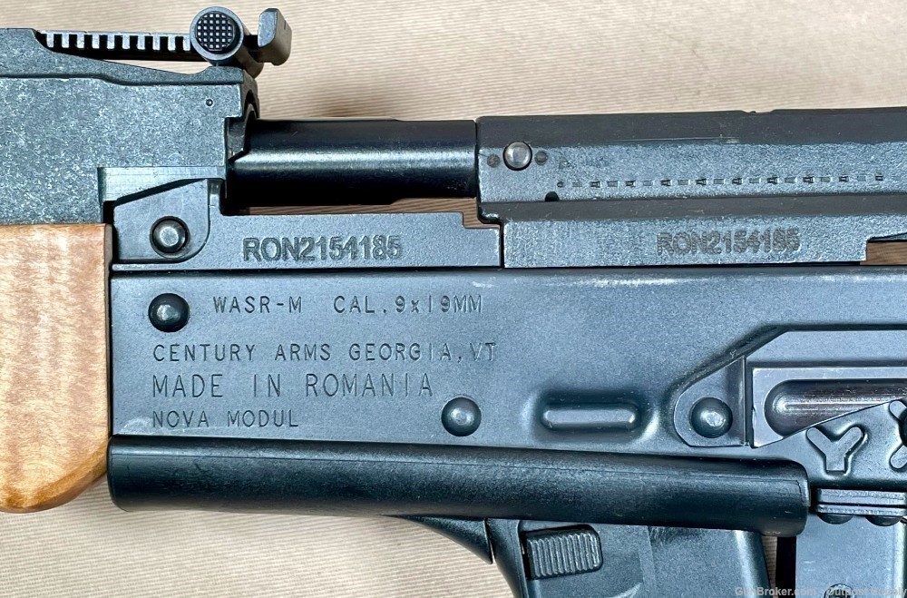 Romanian WASR-M 9mm Semi-Auto Rifle AK47 Century Arms-img-6