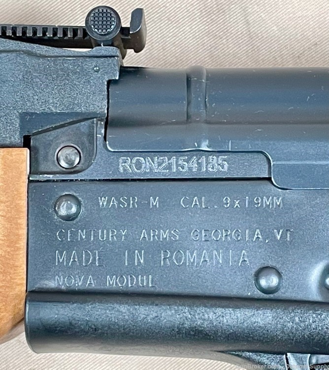 Romanian WASR-M 9mm Semi-Auto Rifle AK47 Century Arms-img-4