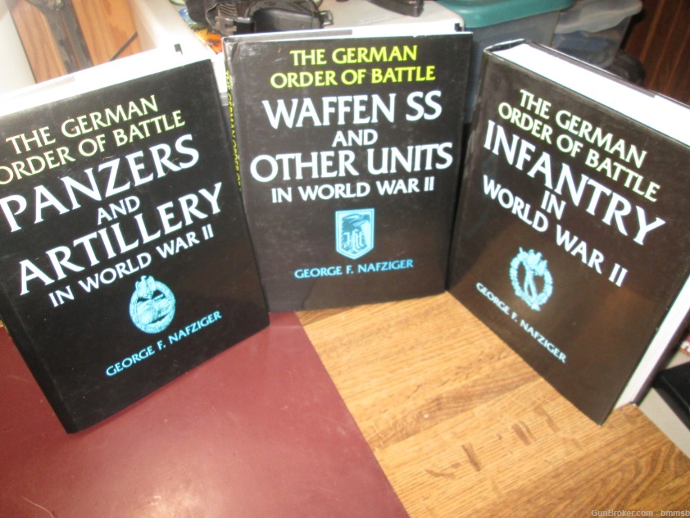 THE GERMAN ORDER OF BATTLE , 3 Volume Hardback set by George F. Nafziger-img-0