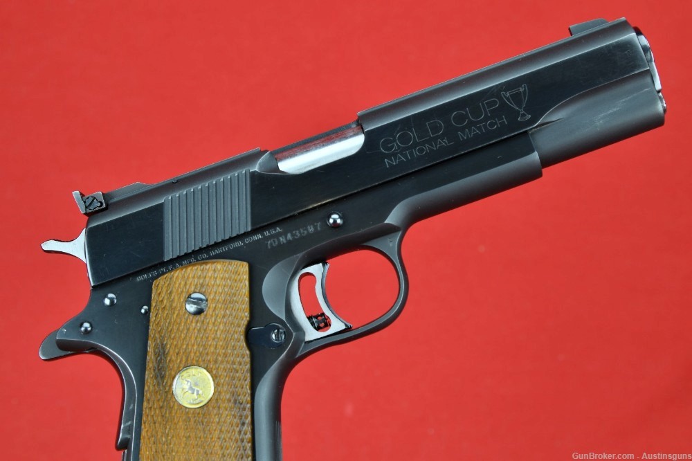 EXC. 1977 Colt MK IV Series 70 Government - *GOLD CUP, NATIONAL MATCH*-img-12