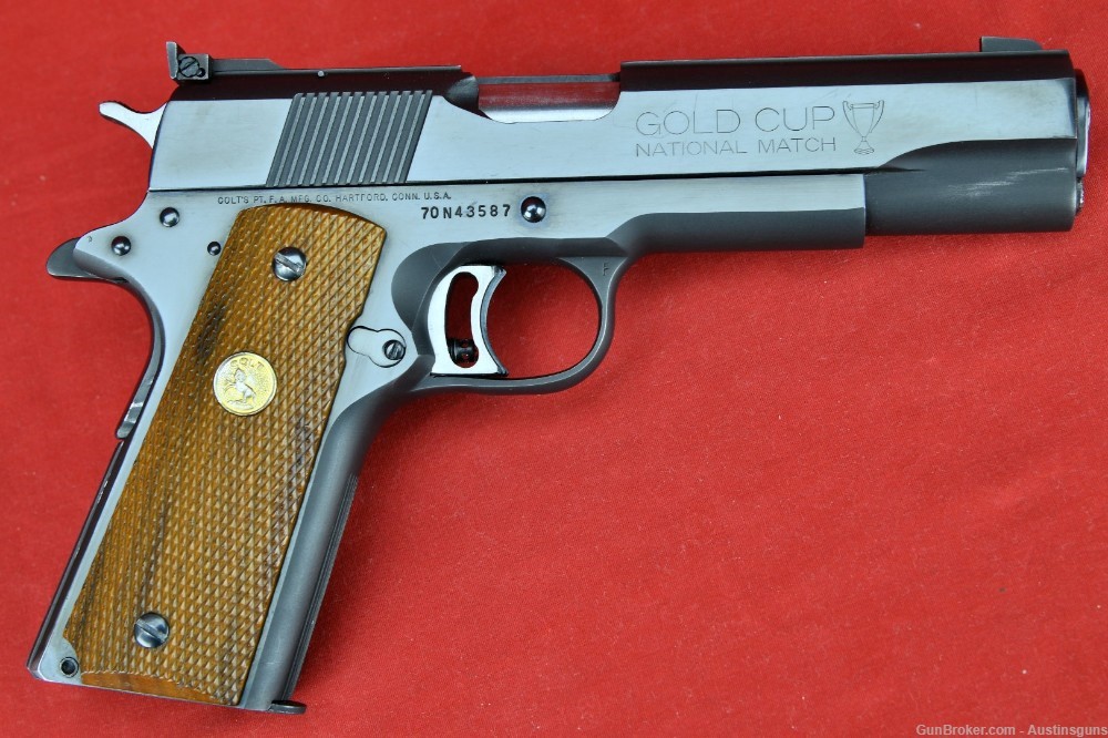 EXC. 1977 Colt MK IV Series 70 Government - *GOLD CUP, NATIONAL MATCH*-img-1