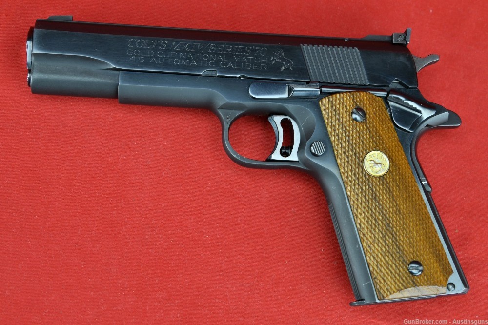 EXC. 1977 Colt MK IV Series 70 Government - *GOLD CUP, NATIONAL MATCH*-img-36
