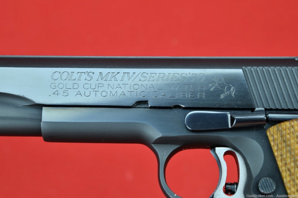 EXC. 1977 Colt MK IV Series 70 Government - *GOLD CUP, NATIONAL MATCH*-img-6
