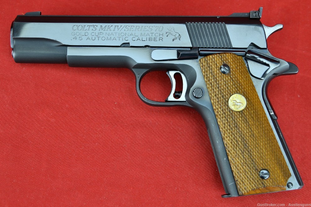 EXC. 1977 Colt MK IV Series 70 Government - *GOLD CUP, NATIONAL MATCH*-img-0