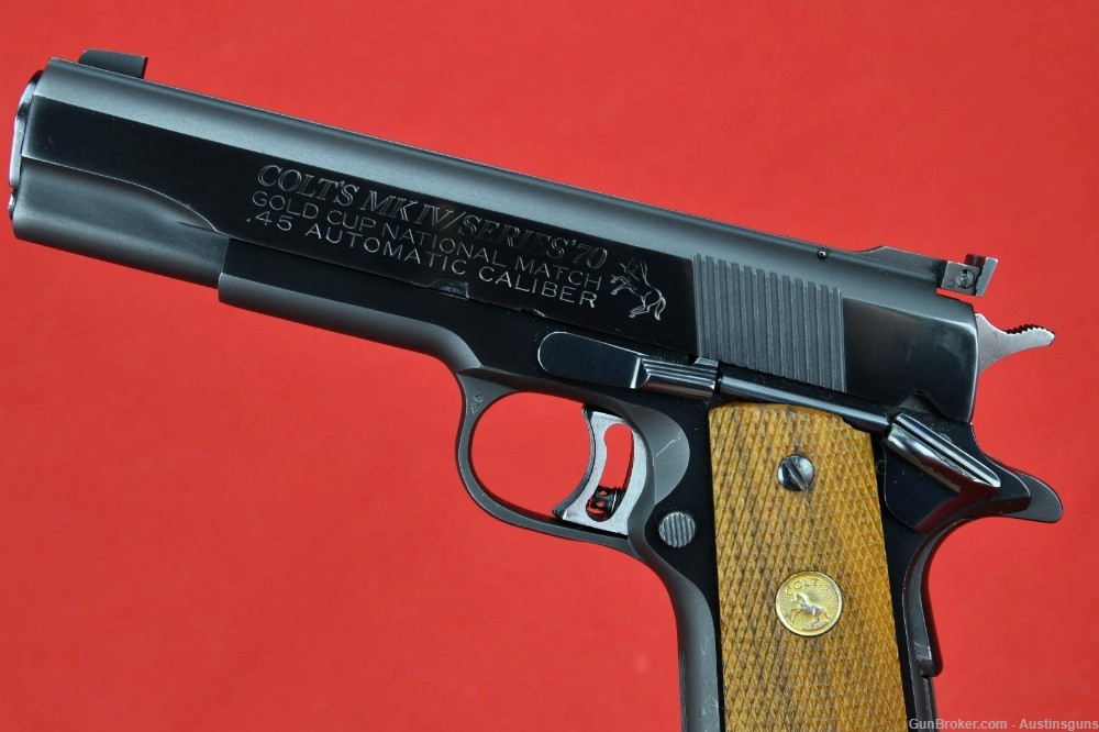 EXC. 1977 Colt MK IV Series 70 Government - *GOLD CUP, NATIONAL MATCH*-img-2