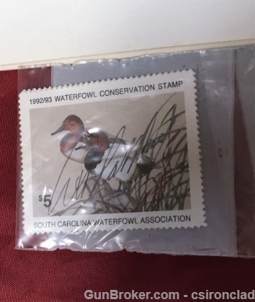 S.C. Waterfowl Association Stamp & Print Middleton Pond Canvasbacks -img-4