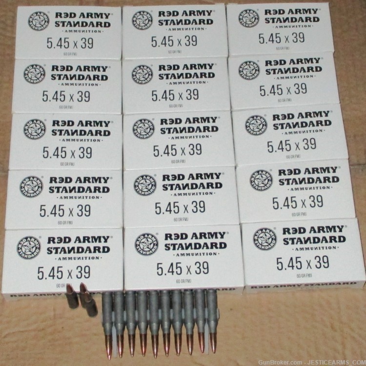 5.45x39 Ammo AK74 Ammunition 5.45x39mm 5.45 AK-74 Ammo-img-5
