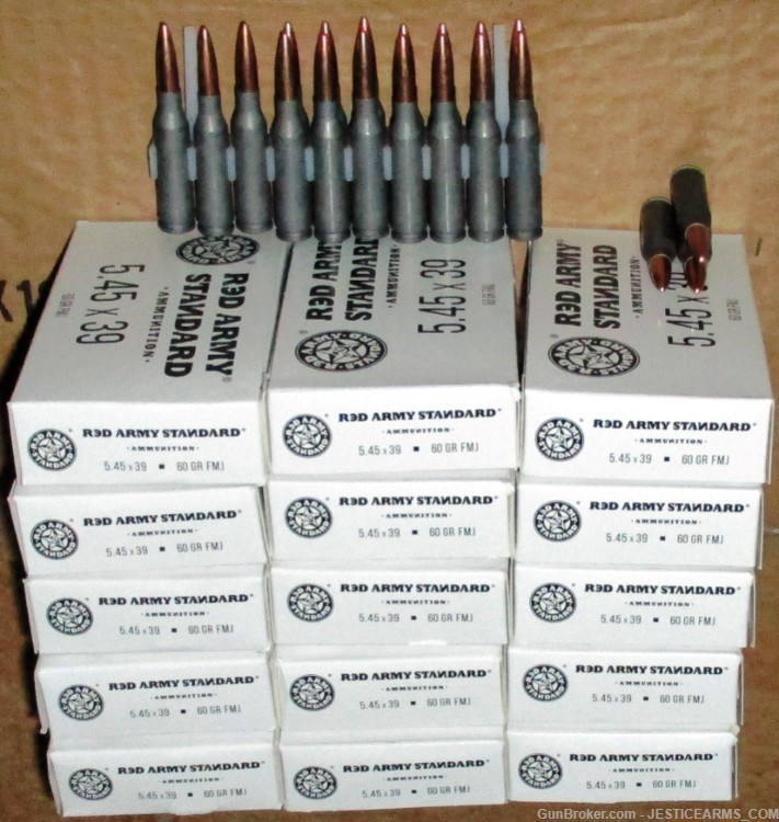 5.45x39 Ammo AK74 Ammunition 5.45x39mm 5.45 AK-74 Ammo-img-1