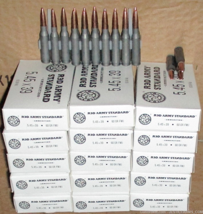 5.45x39 Ammo AK74 Ammunition 5.45x39mm 5.45 AK-74 Ammo-img-4