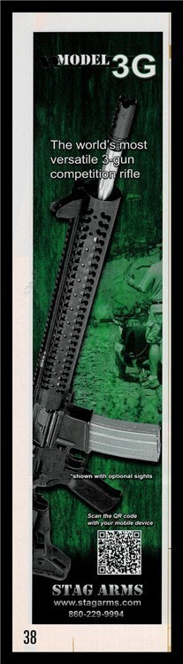 2012 STAG ARMS Model 3G Rifle Vintage PRINT AD-img-0