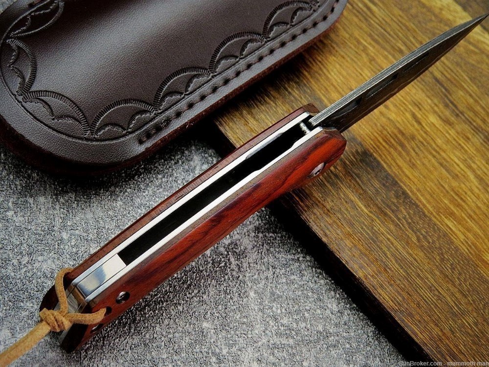  VG10 Rose wood Pocket Knife -img-1