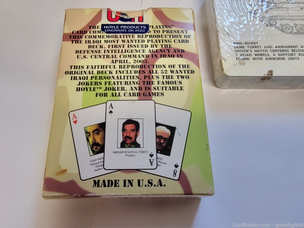 Iraqi Most Wanted, Desert Shield, Armored Vehicle Identification Cards-img-3