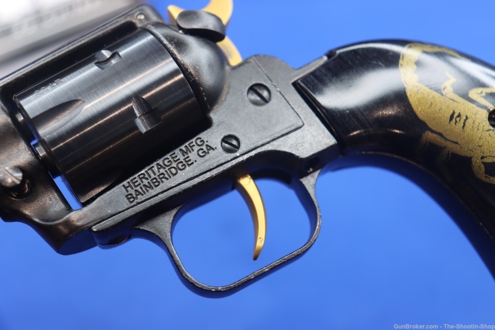 Heritage Rough Rider Small Bore Revolver 22LR 16" SCORPION GOLD Grip NEW SA-img-6