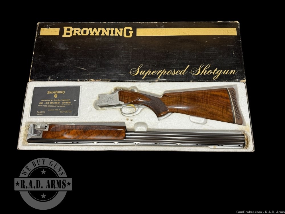 MINT CONDITION 1970 Browning Superposed LIGHTNING PIGEON GRADE 12ga 30” C&R-img-0