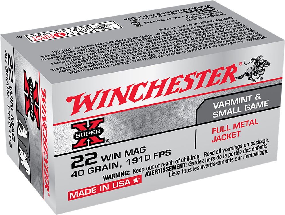 Winchester 22 mag 40gr FMJ-img-1