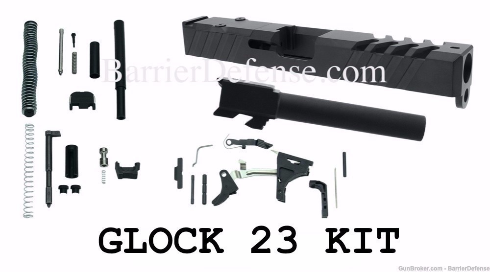 U-Build Glock 23 G23 Kit w/ RMR & CNC Cuts Slide & Frame Parts Kit + Barrel-img-0