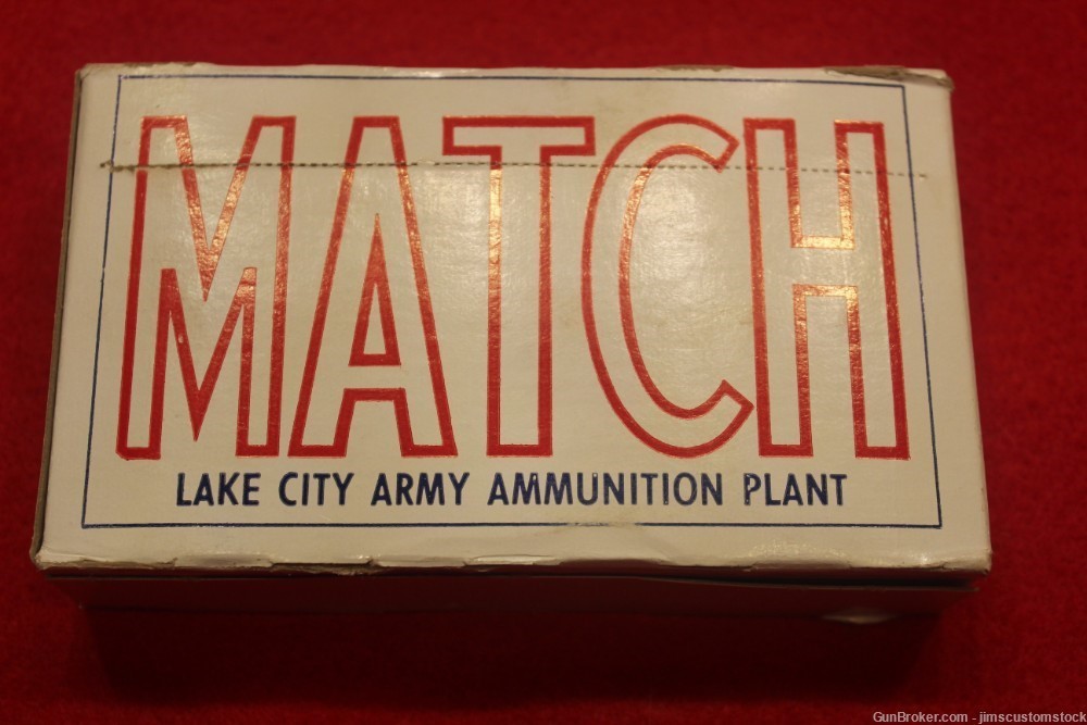 Large Lot of 7.62 Nato Lake City Match Ammunition-img-1