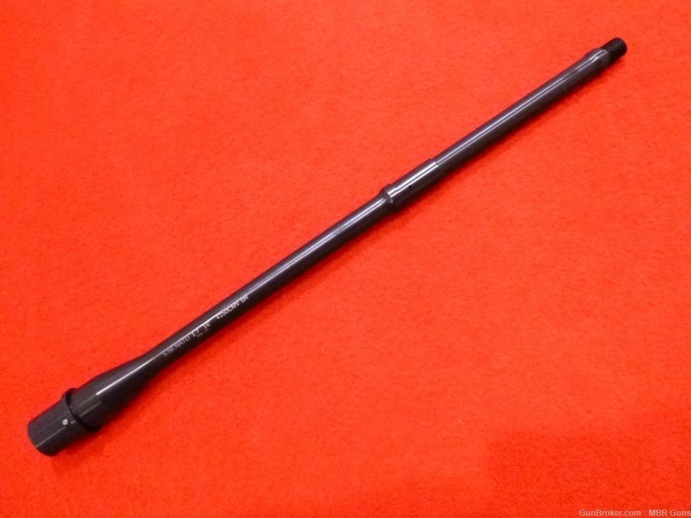 AR 15 16" Lightweight Pencil Profile Barrel Nitride Mid Length Gas 5.56-img-0