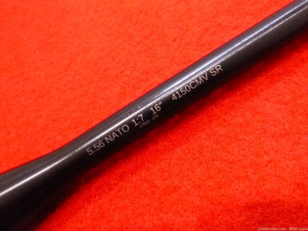 AR 15 16" Lightweight Pencil Profile Barrel Nitride Mid Length Gas 5.56-img-4
