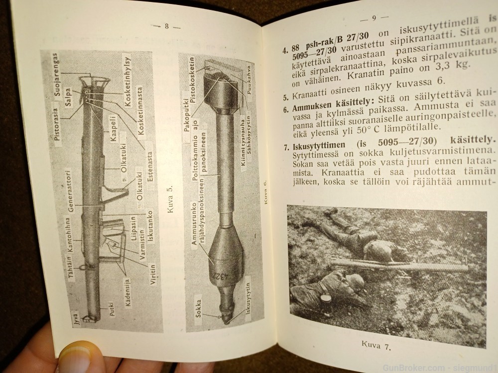WWII manual for Panzerfaust & PanzerSchreck anti-tank weapons, Original -img-9