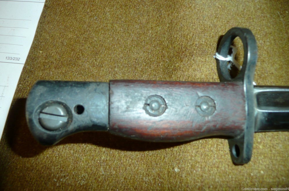 #5 Enfield "Jungle" Carbine bayonet, 1947 ROF Poole, VG+-img-3