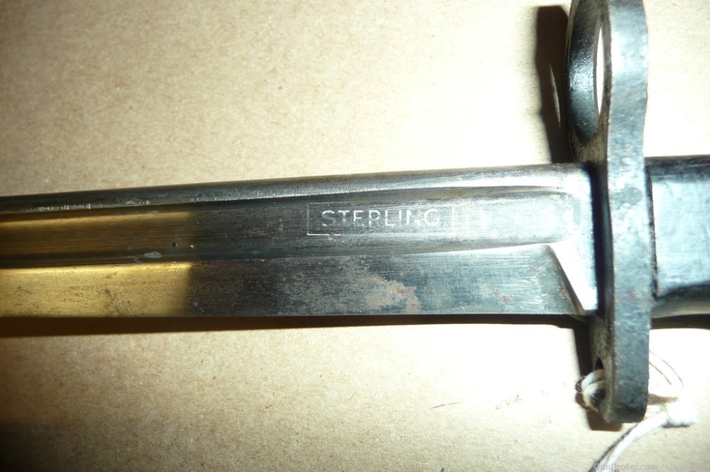 L2A1 Sterling Machine Carbine Bayonet, "Sterling" Marked -img-4