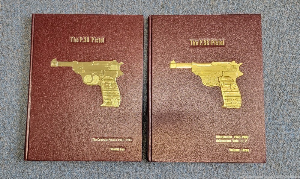 (2 TOTAL) THE P.38 PISTOL VOLUME 2 & 3 REFERENCE BOOK BY WARREN BUXTON-img-0