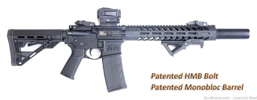HM Defense STEALTH 5.56 MS5 Integrally Suppressed 5.56 Rifle-img-0