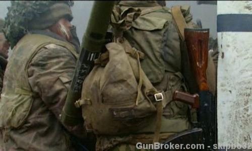 early rare Russian AK74 rubberized buttplate AK-74 stock prototype kit set-img-8