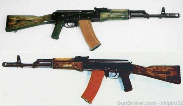 early rare Russian AK74 rubberized buttplate AK-74 stock prototype kit set-img-7