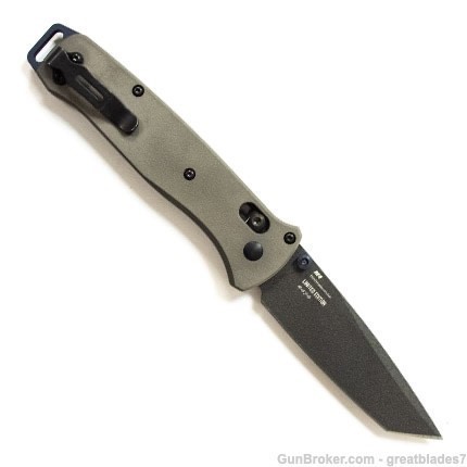 Benchmade Bailout AXIS Lock Knife Gray Titanium 537BK-2302 LIMITED EDITION!-img-1